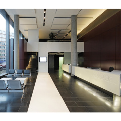 Loft Style Design Bill Reception Desk Translucent Stone Bar Reception Counter