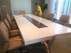 Hongkong Office Building Furniture Modern Long Conference Table Chairs