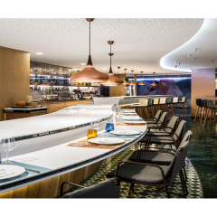 Competitive Price Of The Bubble Tea Counter Modern Sea Food Bar Counter