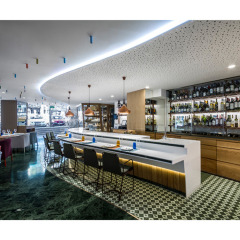 Competitive Price Of The Bubble Tea Counter Modern Sea Food Bar Counter