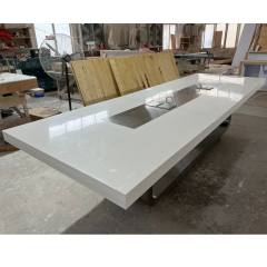 Hongkong Office Building Furniture Modern Long Conference Table Chairs