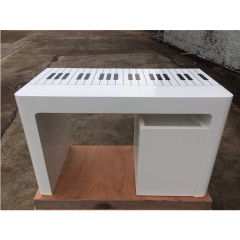 Piano Design Style Manager Furniture Executive Desk Office with Movable Cabinet