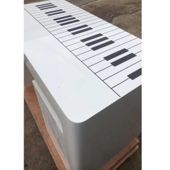 Piano Design Style Manager Furniture Executive Desk Office with Movable Cabinet