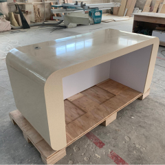 Beiges Color Study Desk Simple Office Table Used for Hospital