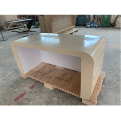 Beiges Color Study Desk Simple Office Table Used for Hospital