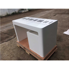 Piano Design Style Manager Furniture Executive Desk Office with Movable Cabinet
