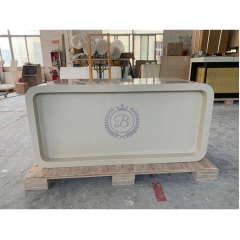 Beiges Color Study Desk Simple Office Table Used for Hospital