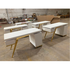 Simple Modern Boss Computer Desk Executive Staff Office Table