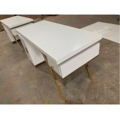 Simple Modern Boss Computer Desk Executive Staff Office Table