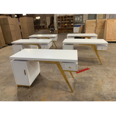 Simple Modern Boss Computer Desk Executive Staff Office Table