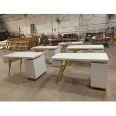 Simple Modern Boss Computer Desk Executive Staff Office Table