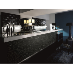 Luxury Appearance Acrylic Resin Modern LED Hotel Cake Bar Counter