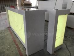Plastic Rechargeable Waterproof LED Glowing Corner Bar Counter for Home