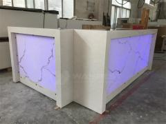 Plastic Rechargeable Waterproof LED Glowing Corner Bar Counter for Home