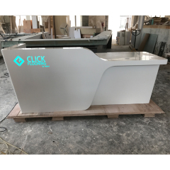 8 Feet Led Cash Table Shop Counter Reception Desk for One Person