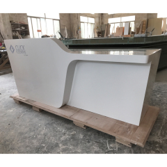 8 Feet Led Cash Table Shop Counter Reception Desk for One Person