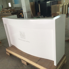 China Office Reception Desk Reception Stand Led Small Reception Table