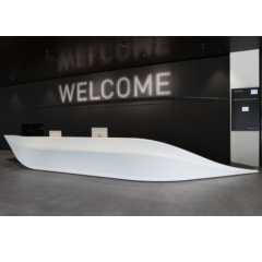 Elegant Luxury Design Reception Desk Office Furniture with Seater