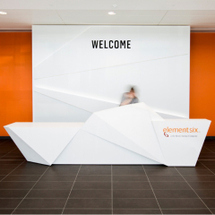 White Stone Welcome Table Reception Desk Furniture Prices