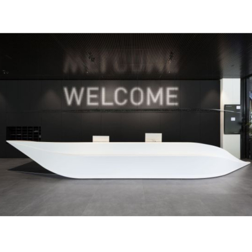 Elegant Luxury Design Reception Desk Office Furniture with Seater