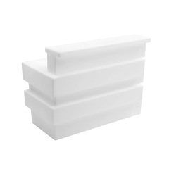 Acrylic Led Plastic Wet Bar Furniture Pure White Commercial Bar Tops for Sale