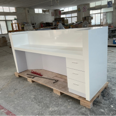 Build Your Idea Reception Desk In Store Clinic Center Stone Reception Table