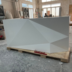 Build Your Idea Reception Desk In Store Clinic Center Stone Reception Table