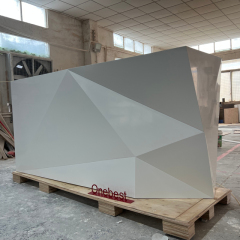 Build Your Idea Reception Desk In Store Clinic Center Stone Reception Table