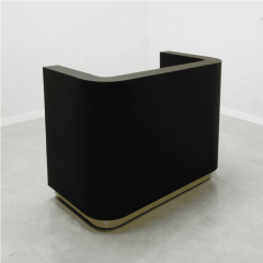Los Angeles Design Small Office Reception Desks Round Corner Welcome Desk