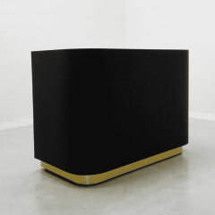 Los Angeles Design Small Office Reception Desks Round Corner Welcome Desk