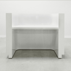 Los Angeles Design Small Office Reception Desks Round Corner Welcome Desk