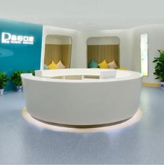 Reception Desk Beauty Salon Traditional Design Front Lobby Counter