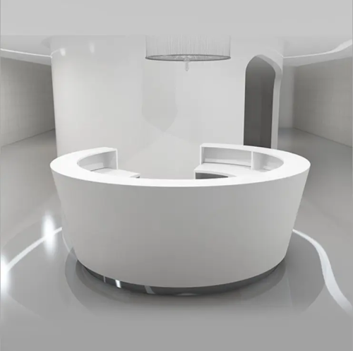 Reception Desk Beauty Salon Traditional Design Front Lobby Counter