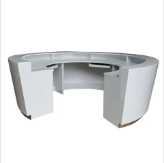 Reception Desk Beauty Salon Traditional Design Front Lobby Counter
