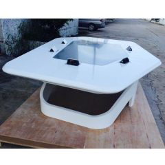 16 Person Conference Table Specifications Modern Artificial Marble Stone Meeting Table