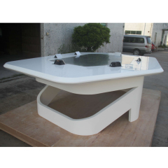 16 Person Conference Table Specifications Modern Artificial Marble Stone Meeting Table