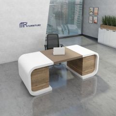 Working Desk Chair Modular Office Table I Shape Boss Office Furniture