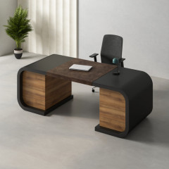 Working Desk Chair Modular Office Table I Shape Boss Office Furniture