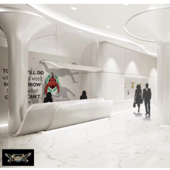 Fashion Corner Reception Desk Standing Hotel Reception Desk Revit