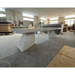 Office Room Furniture Table White Marble Boardroom Meeting Desk