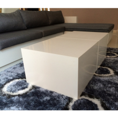 Solid Surface Office Coffee Table Standard Size Concrete Coffee Tables