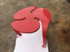 Red Color Rest Table Custom Size Coffee Tables for Home