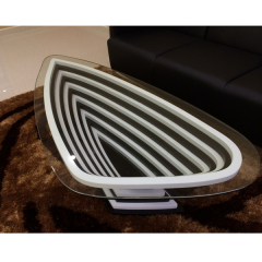 Durable Stone Coffee Table Set Luxury Modern Designs with Sofa