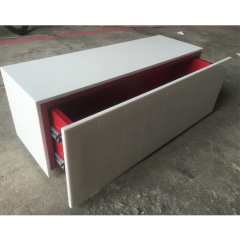 TV Tea Table Furniture White Corian Living Room Center Table