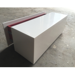 TV Tea Table Furniture White Corian Living Room Center Table