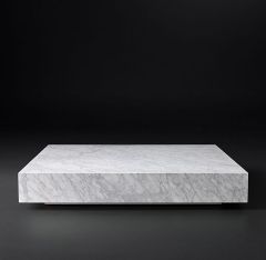 Carrara Solid Marble Stone Folding Cafe Tables for Hotel and Home
