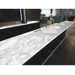 OEM Order Kitchen Bar Counter Furniture Marble Stone Cocktail Station
