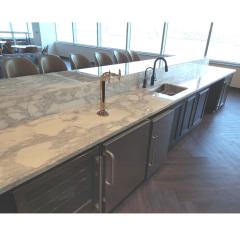 OEM Order Kitchen Bar Counter Furniture Marble Stone Cocktail Station