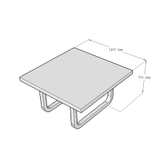 Living Room Furniture Modern White Dining Table Home Square Tables