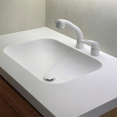 Double Bowel Sink Bathroom Vanity with Sink and Toilet
